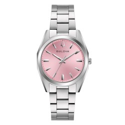BULOVA SOLO TEMPO CASSA ACCIAIO  BICOLORE CINTURINO ACCIAIO BICOLORE CON DIAMANTI