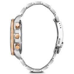 BULOVA CRONOGRAFO CON DATARIO CASSA ACCIAIO BICOLORE CINTURINO ACCIAIO BICOLORE