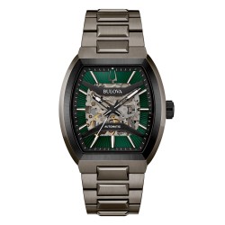 BULOVA SOLO TEMPO AUTOMATICO CASSA ACCIAIO CINTURINO ACCIAIO PVD NERO