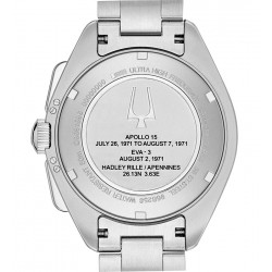 BULOVA CRONOGRAFO CON DATARIO CASSA ACCIAIO CINTURINO ACCIAIO LUNAR PILOT