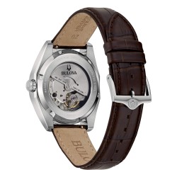 BULOVA SOLO TEMPO AUTOMATICO CASSA ACCIAIO CINTURINO PELLE