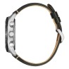 CITIZEN CRONOGRAFO  ECO DRIVE ACCIAIO CITURINO PELLE