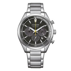 CITIZEN CRONOGRAFO  ECO DRIVE ACCIAIO