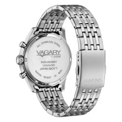 VAGARY CRONOGRAFO CON DATA CINTURINO ACCIAIO