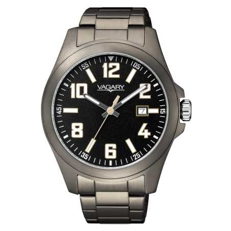 VAGARY SOLO TEMPO CON DATA CINTURINO ACCIAIO