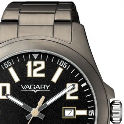 VAGARY SOLO TEMPO CON DATA CINTURINO ACCIAIO