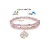 BRACCIALE ACCIAIO CON CIONDOLO  RIGIDO