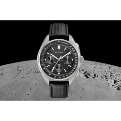 BULOVA CRONOGRAFO CON DATARIO CASSA ACCIAIO CINTURINO ACCIAIO LUNAR PILOT