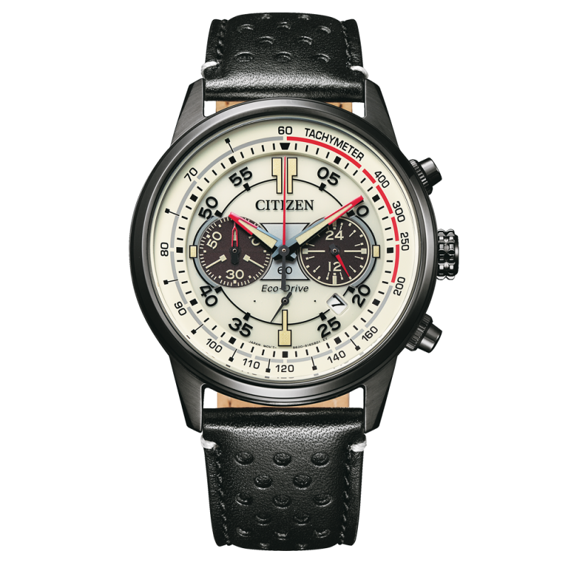 CITIZEN CRONOGRAFO  ECO DRIVE ACCIAIO