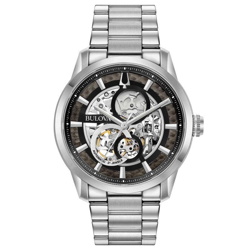 BULOVA SOLO TEMPO AUTOMATICO CASSA ACCIAIO CINTURINO ACCIAIO