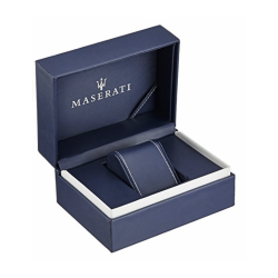 MASERATI CRONOGRAFO CON DATARIO CASSA ACCIAIO CINTURINO ACCIAIO LAMINATO