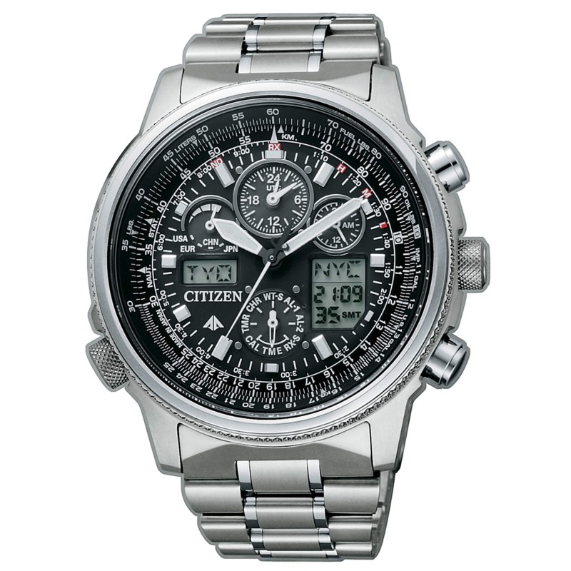 CITIZEN CRONOGRAFO RADIOCONTROLLATO  ECO DRIVE TITANIO