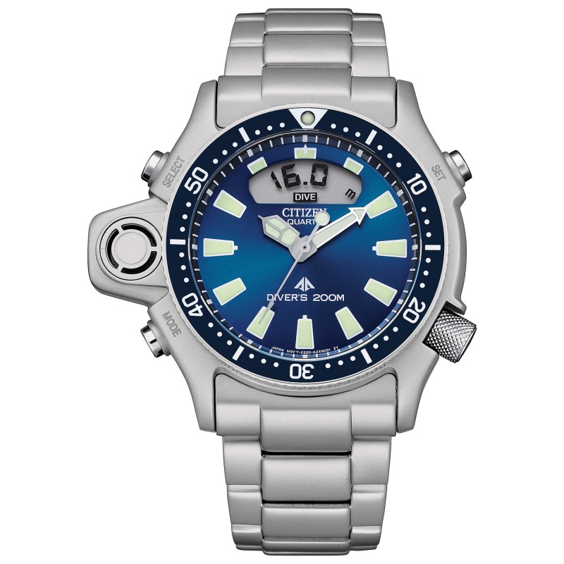 CITIZEN 3 SFERE CON DATA  ECO DRIVE ACCIAIO