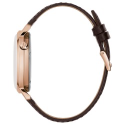 BULOVA SOLO TEMPO AUTOMATICO CASSA ACCIAIO CINTURINO PELLE