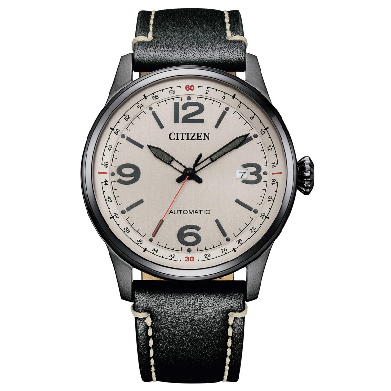 CITIZEN 3 SFERE CON DATA  ECO DRIVE ACCIAIO E CORDURA