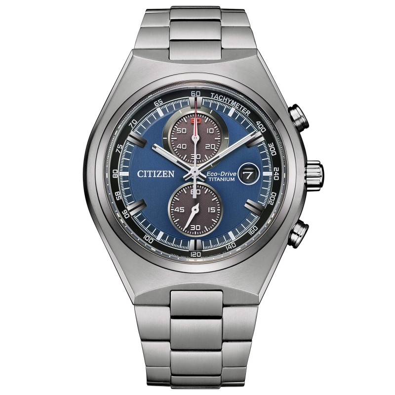 CITIZEN CRONOGRAFO  ECO DRIVE TITANIO