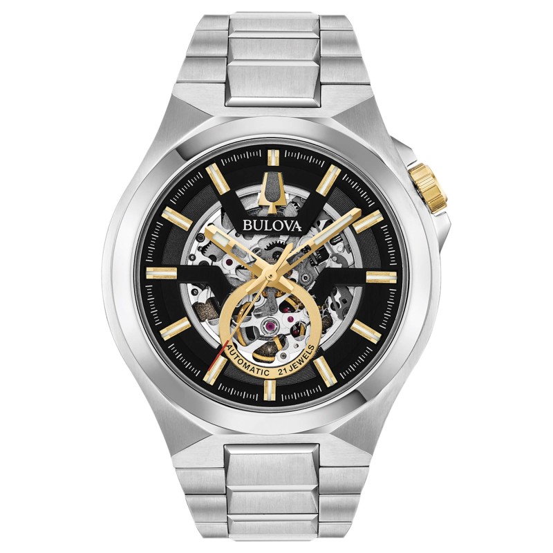 BULOVA SOLO TEMPO AUTOMATICO CASSA ACCIAIO CINTURINO ACCIAIO