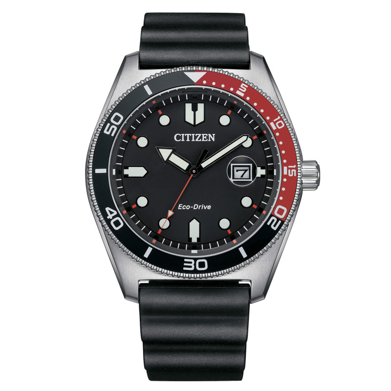 CITIZEN   ECO DRIVE ACCIAIO CINTURINO GOMMA