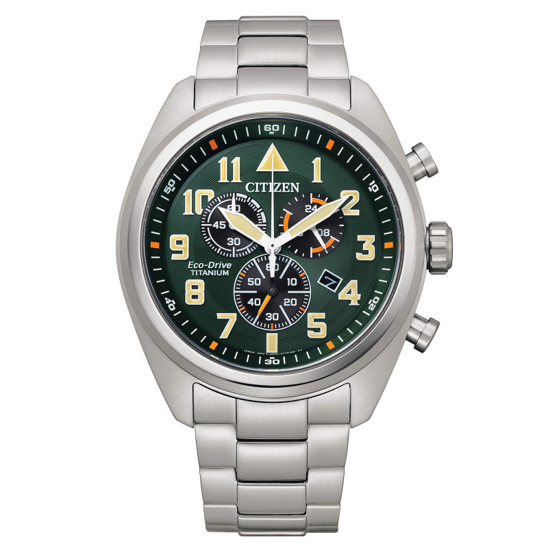 CITIZEN CRONOGRAFO  ECO DRIVE TITANIO